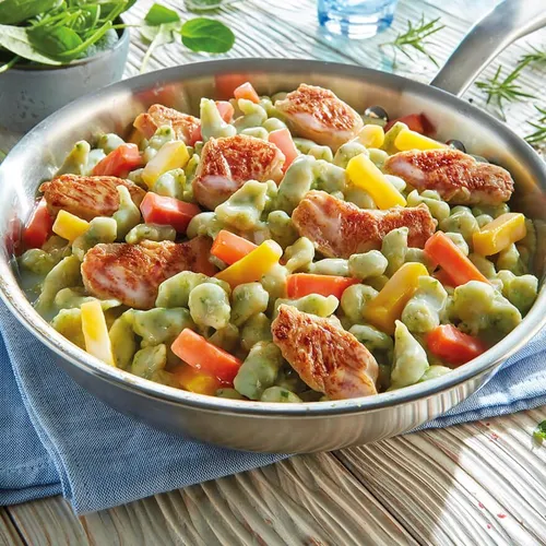 Abbildung Hähnchen-Knöpfle-Pfanne