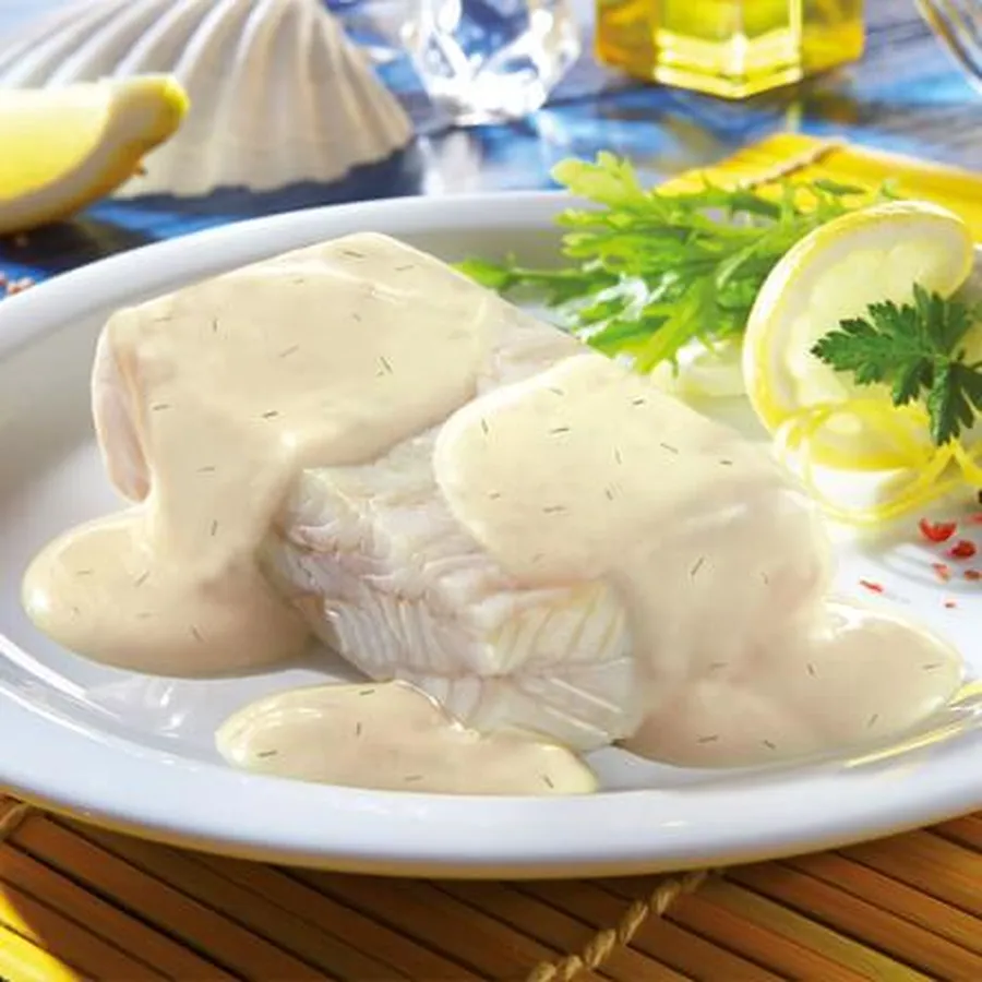Fisch in Kräutersauce